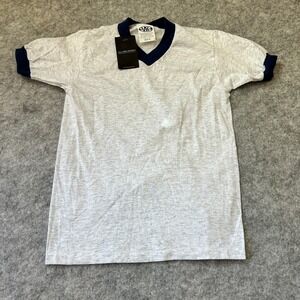 Vintage Venus Blank Shirt Youth Medium - Grey/Blue Polyester/Cotton Blend NWT